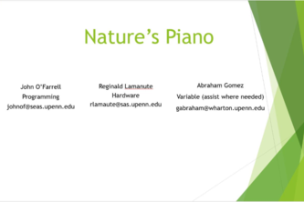 Nature's Piano