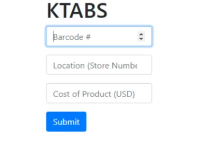 KTABS (Kwik Trip Automated Barcode System) – screenshot 1