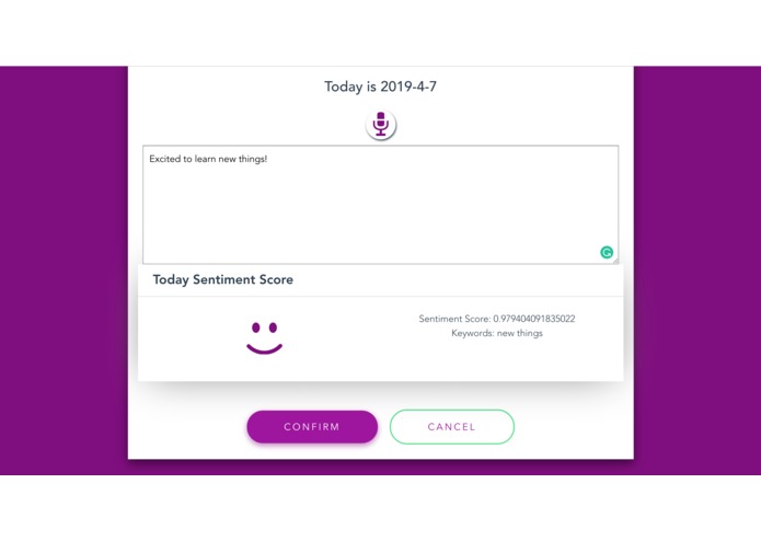 DiOray: An oral diary – screenshot 2