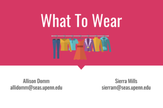 What To Wear