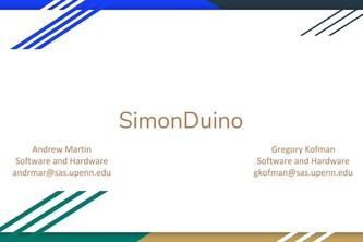 SimonDuino