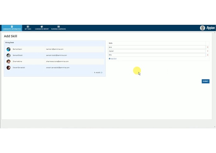 Intelligent Recruitment Process – screenshot 1