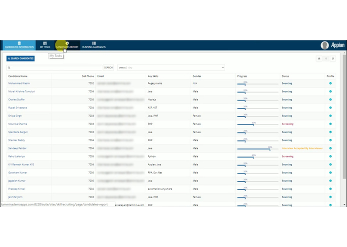 Intelligent Recruitment Process – screenshot 3