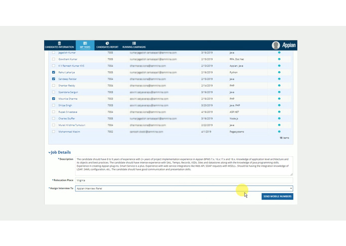 Intelligent Recruitment Process – screenshot 4