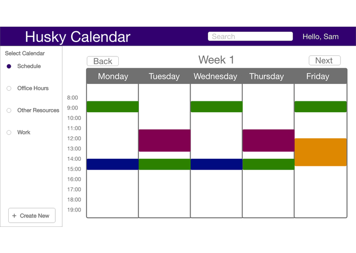 Husky Calendar – screenshot 1
