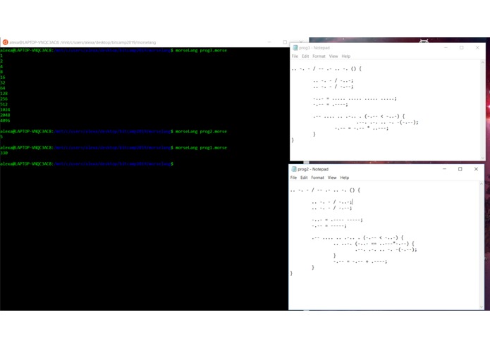 MorseLang – screenshot 1