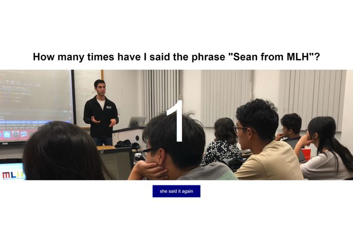 Sean from MLH – screenshot 1