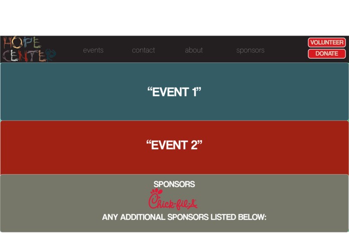 1960 Hope Center - Rebranding – screenshot 4