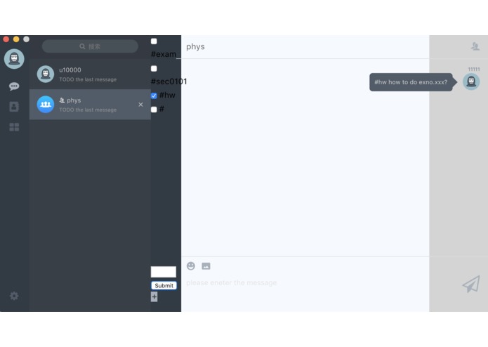 TagChat – screenshot 1