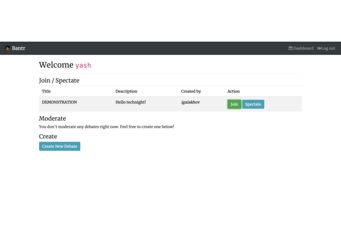 bantr – screenshot 2