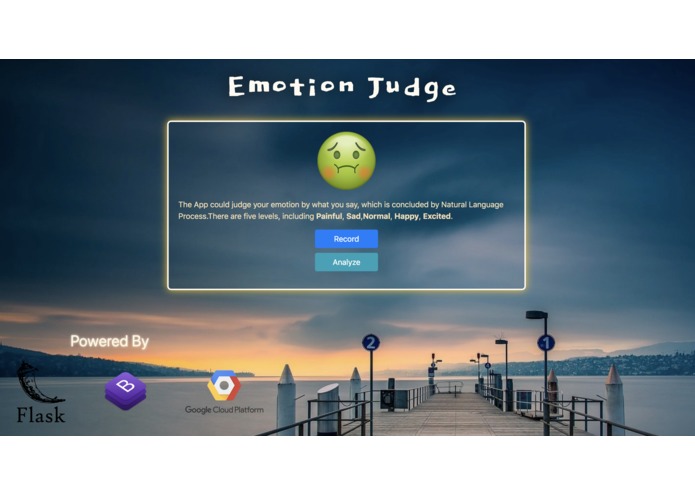 Emotion Judgement by NLP – screenshot 1
