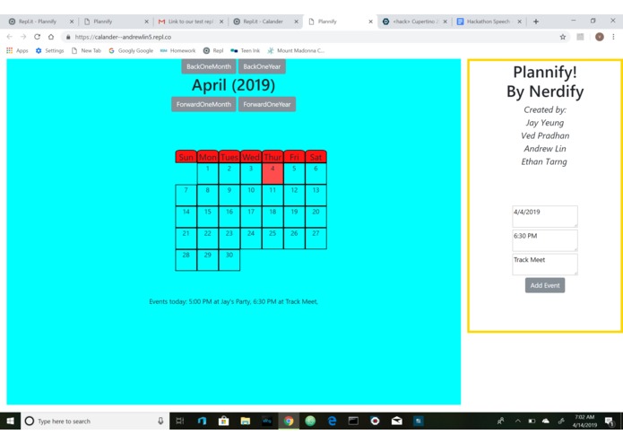 Plannify – screenshot 3