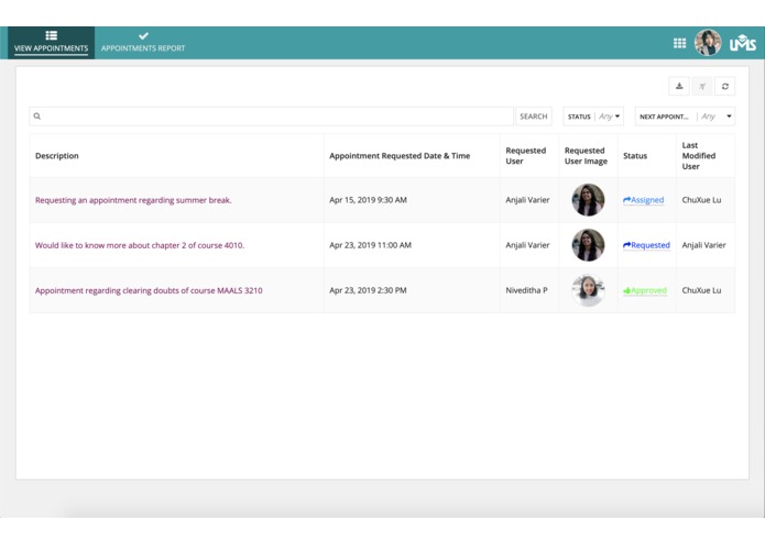 University Management  System (UMS) – screenshot 4