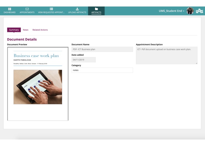 University Management  System (UMS) – screenshot 5