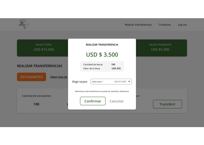 AlumnUSB Payment System – screenshot 5