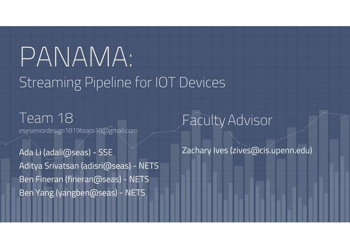 PANAMA Streaming Pipeline for IoT Devices – screenshot 8