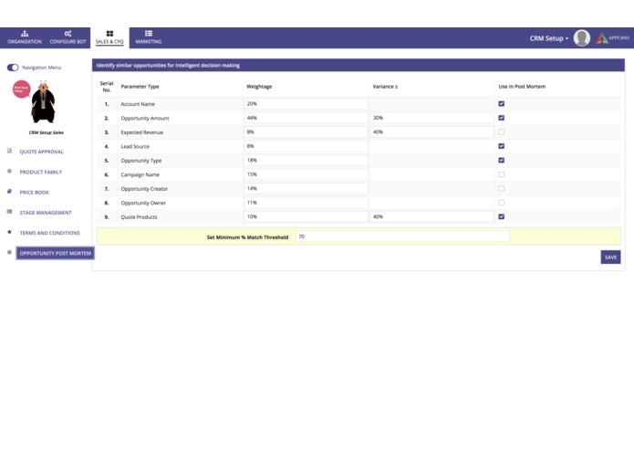 Appcino CRM : Sales  – screenshot 1