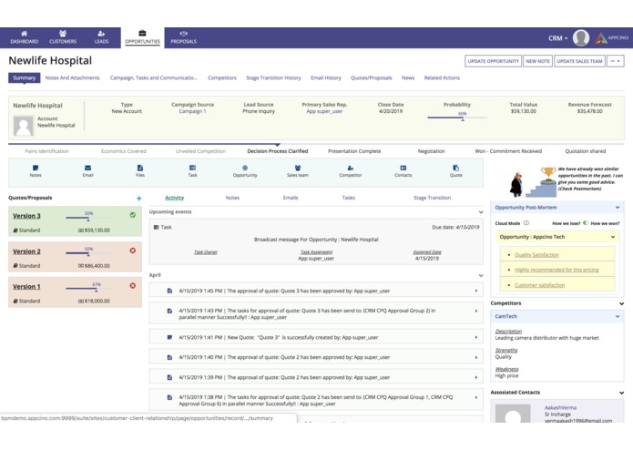 Appcino CRM : Sales  – screenshot 5