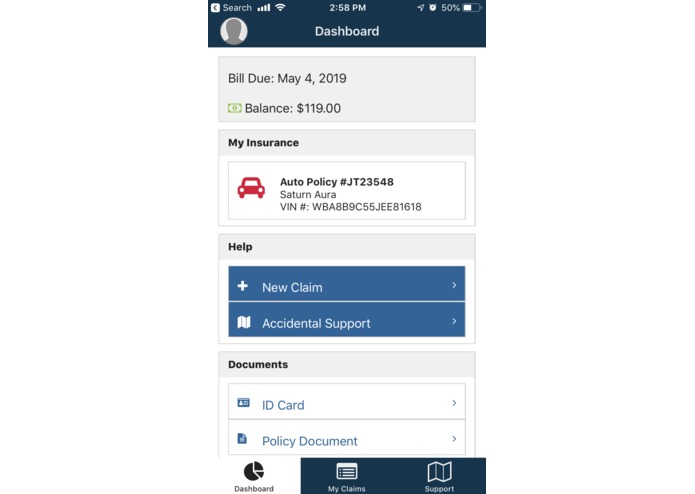 iClaims – screenshot 1