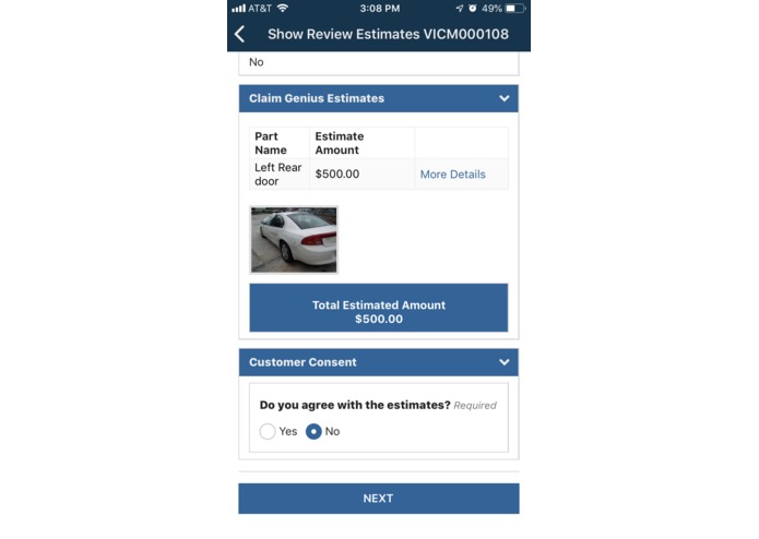 iClaims – screenshot 10