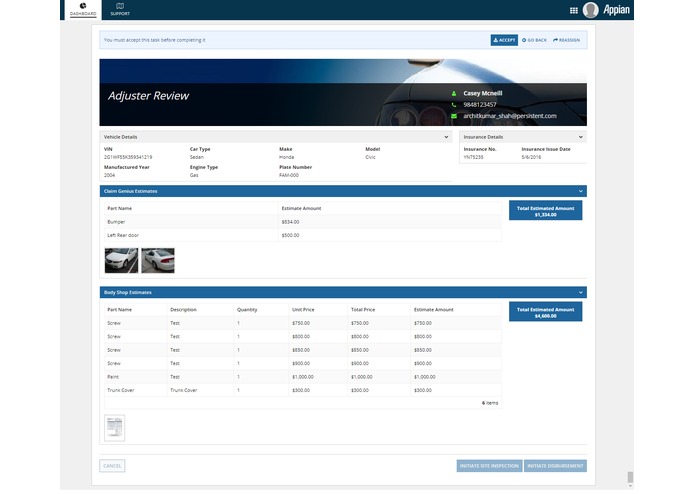 iClaims – screenshot 13
