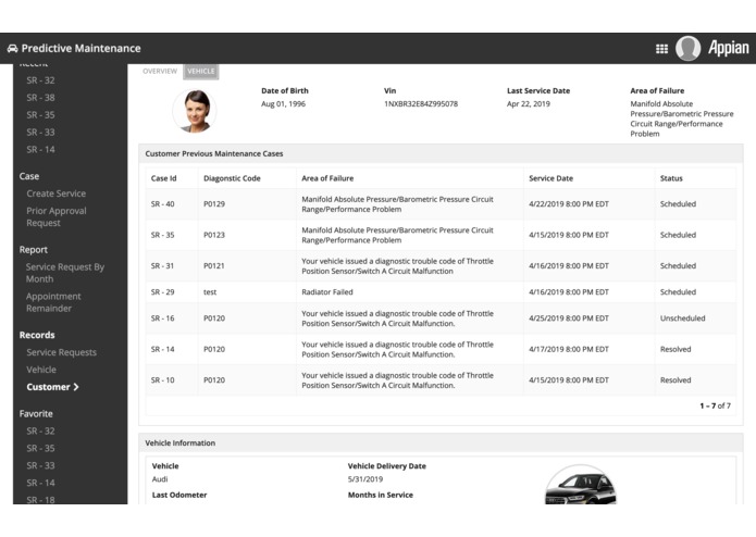 Predictive Maintenance – screenshot 2
