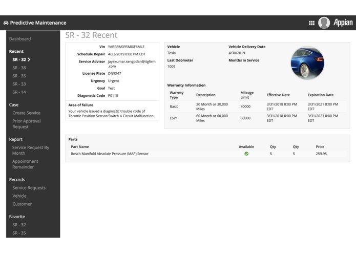 Predictive Maintenance – screenshot 4