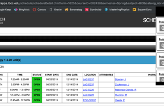 LBCC RateMyProfessor Extension
