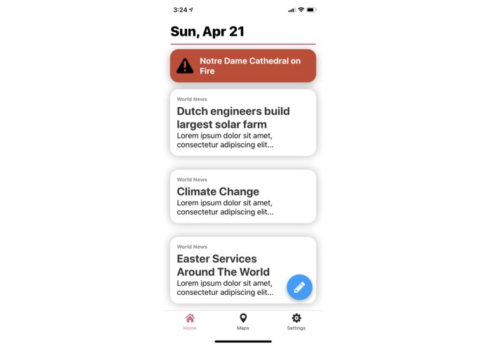 OneNews – screenshot 1