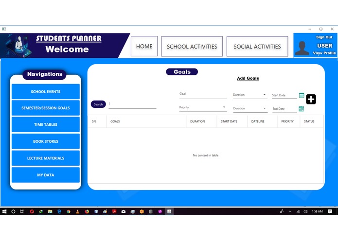 STUDENT PLANNER – screenshot 2