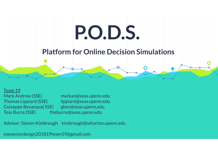Platform for Online Decision Simulations – screenshot 1