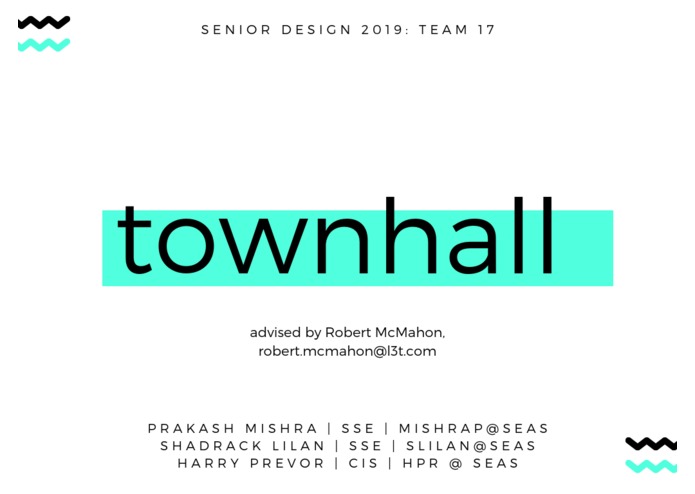 Townhall (Team 17) – screenshot 1