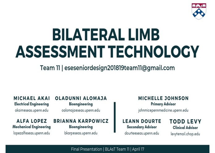 Team 11 Spring Bilateral Limb Assessment Technology – screenshot 1