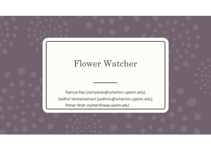 Flower Watcher – screenshot 1