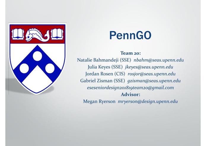 PennGO – screenshot 1