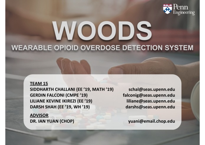 Wearable Opioid Overdose Detection System (WOODS) – screenshot 1