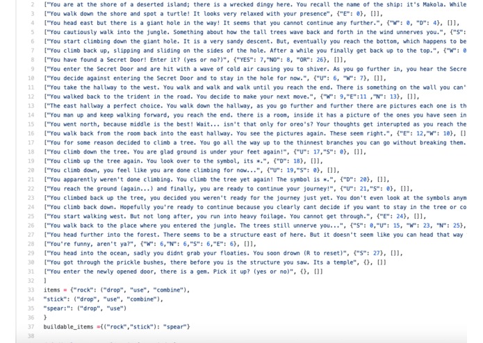 The Ridgehacks Text Adventure Game – screenshot 2