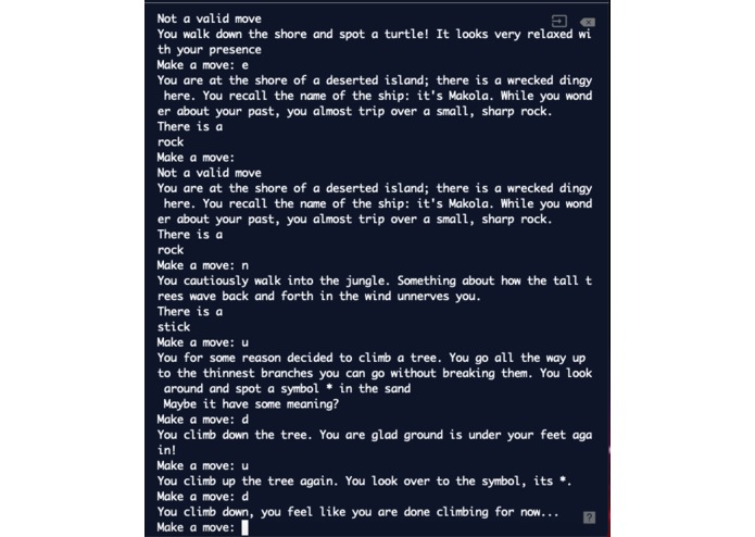 The Ridgehacks Text Adventure Game – screenshot 3