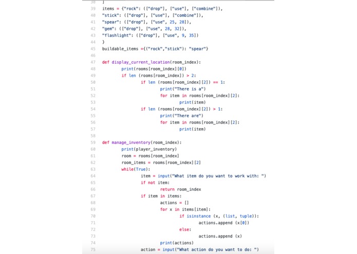 The Ridgehacks Text Adventure Game – screenshot 1
