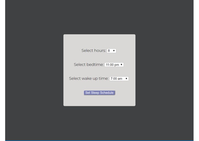 Sleep Itinerary – screenshot 2