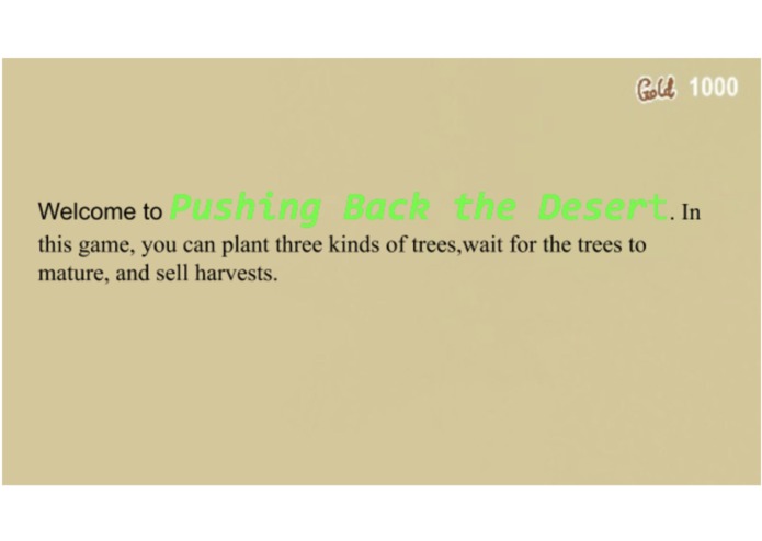 Pushing back the Desert – screenshot 2