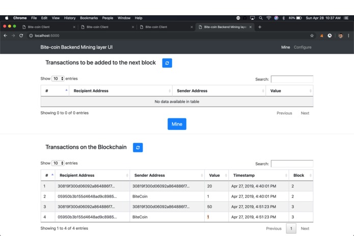 Bite-coin (python) – screenshot 3