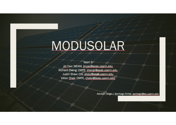 ModuSolar Panel – screenshot 1
