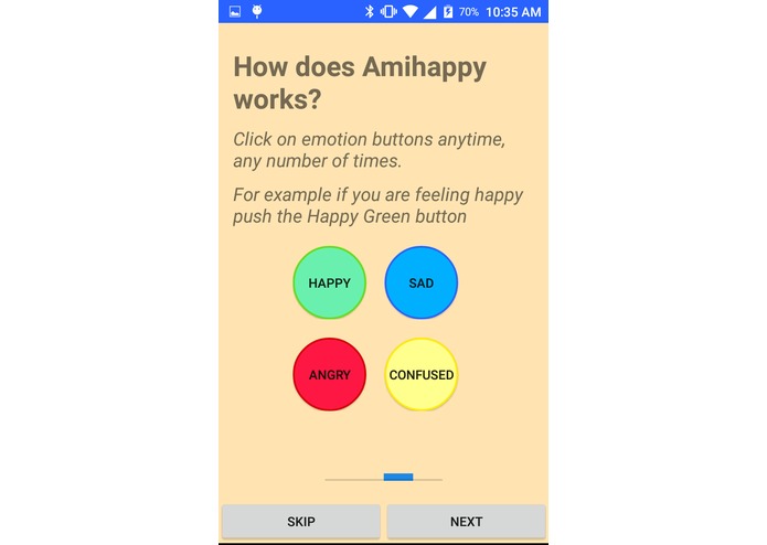 Amihappy – screenshot 2
