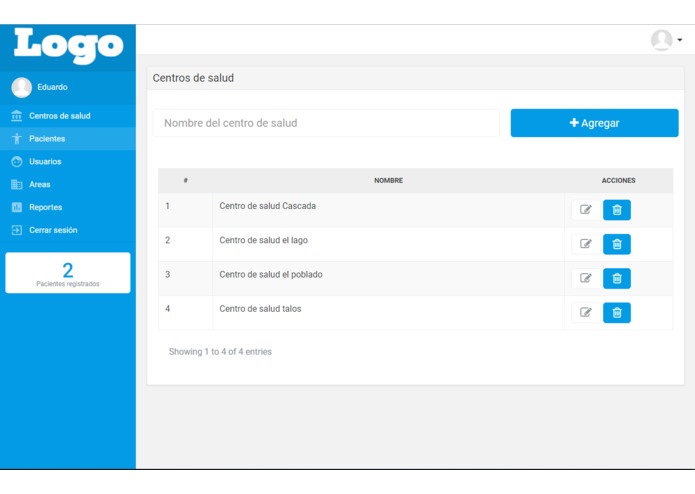 Control de servicios de salud – screenshot 2