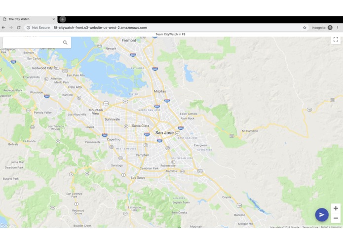 The City Watch (Among Top 8 finalists - F8 hackathon) – screenshot 1