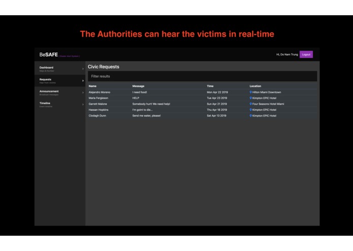 BeSafe – screenshot 6