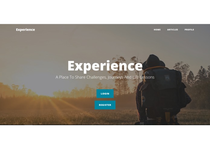 Experience – screenshot 1