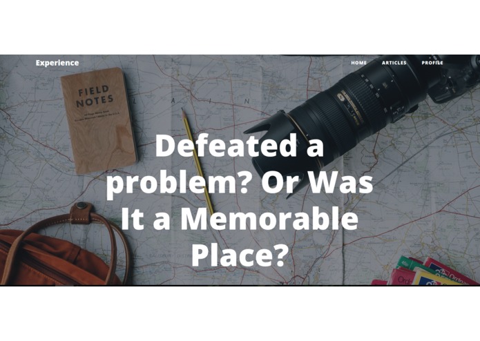 Experience – screenshot 2