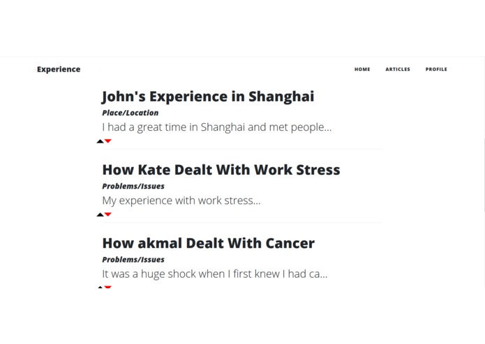 Experience – screenshot 4